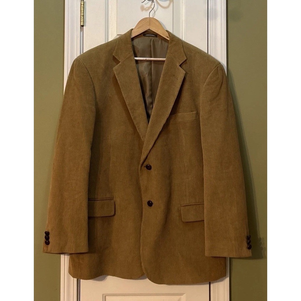 Mens Woolrich 2 Button Corduroy Blazer Sport Coat Jacket Sz 44‎ Regular EC